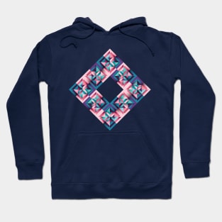 Modern Greek rhombus Hoodie